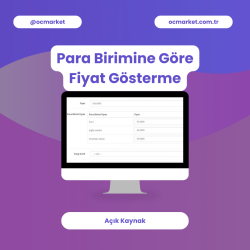 Para Birimine Göre Fiyat Gösterme