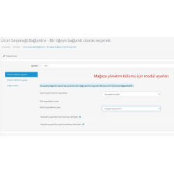 Ürün Seçeneğine Farklı Ürüne Link Verilmesi